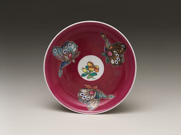 Saucer with Butterflies