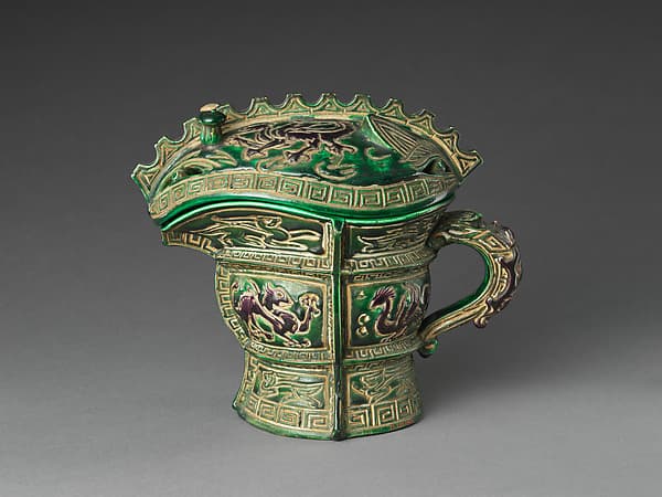 Rhinoceros-Shaped Incense Burner in the Cochin (Kōchi) Style, by Okuda Eisen