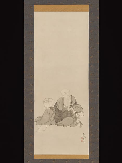 Portrait of Botanka Shōhaku, by Maruyama Ōkyo 円山応挙