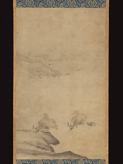 Herdboys and Buffalos, by Kaō
