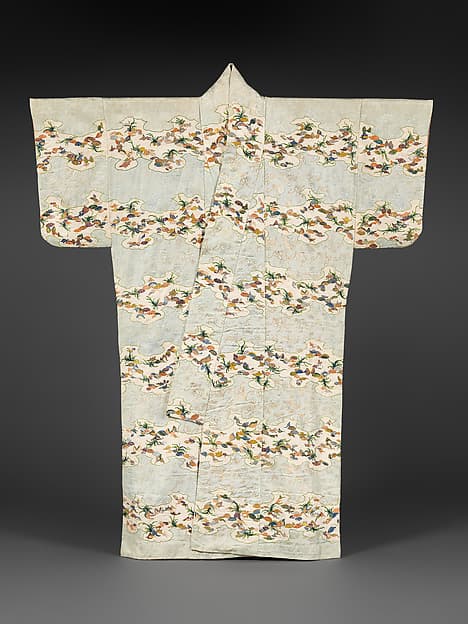 Robe (Kosode) with Shells and Sea Grasses