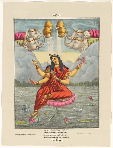 Goddess Kamalatmika, by The Hindu Art Studio