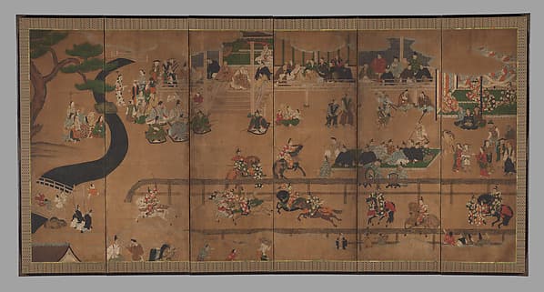 Horse Race at the Kamo Shrine, by Unidentified