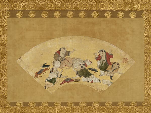 Chinese Boys at Play, by Kano Motonobu 狩野元信