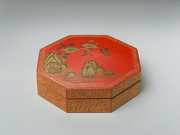 Octagonal incense box