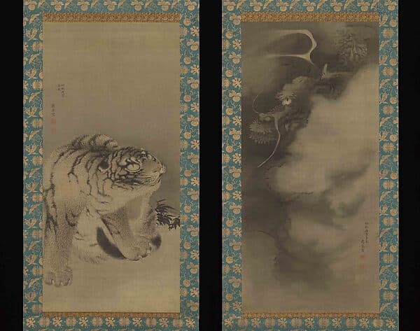 Dragon and Tiger, by Maruyama Ōkyo