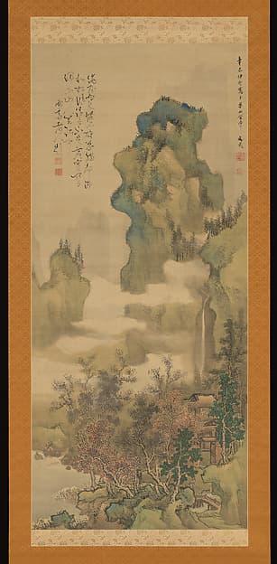 Quiet Residence in an Autumn Valley, by Tani Bunchō
