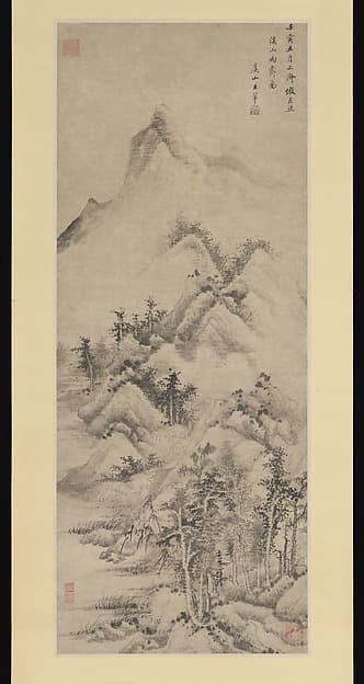 Clearing after Rain over Streams and Mountains, by Wang Hui