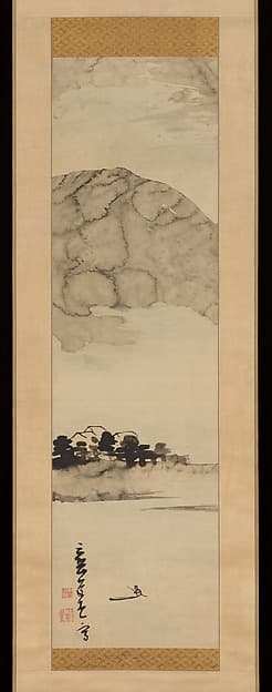 Finger Painting of a Landscape, by Ike no Taiga