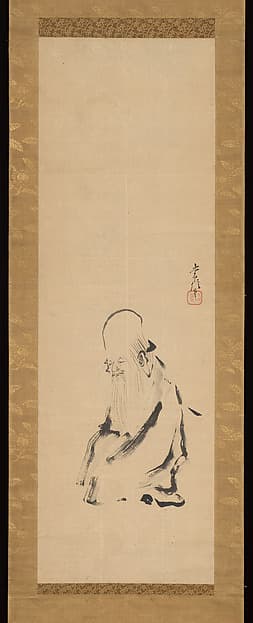 Painting of Jurōjin, by Kano Tsunenobu