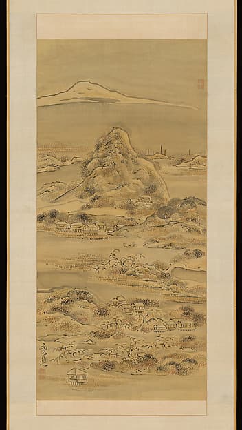 Landscapes in Summer and Winter, by Ike no Taiga