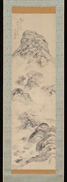 Spring Clouds Arising from the Gorge, by Ike no Taiga