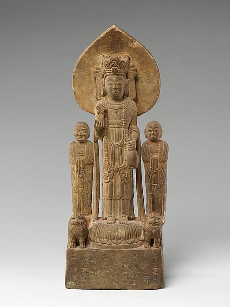 Buddha Maitreya with Ananda and Kasyapa