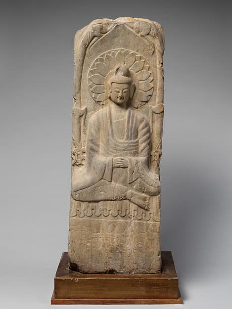 Stele with Buddha Maitreya