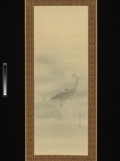 Two Carp, by Kikuchi Yōsai