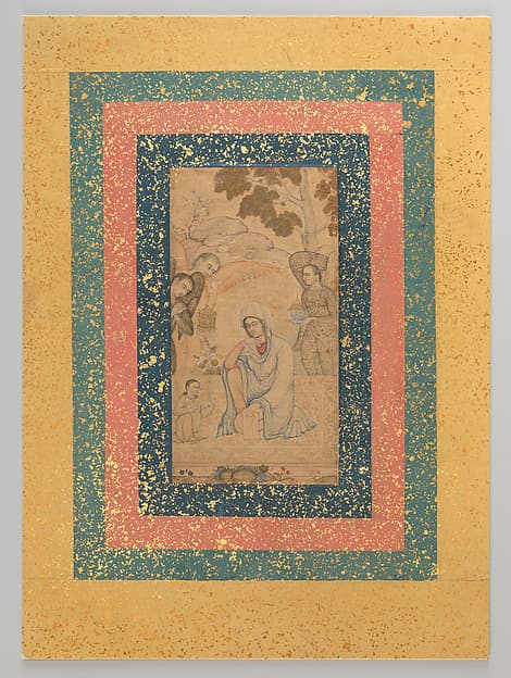 The Virgin and Child Attended by Angels, by Manohar