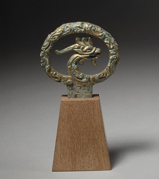 Sword Pommel with Phoenix Head