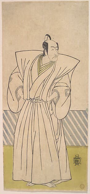 The Fifth Ichikawa Danjuro as a Samurai of High Rank, by Katsukawa Shunshō 勝川春章