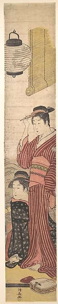Two Geisha, by Torii Kiyonaga