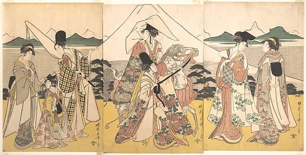 Narihira's Journey to the East, by Rekisentei Eiri