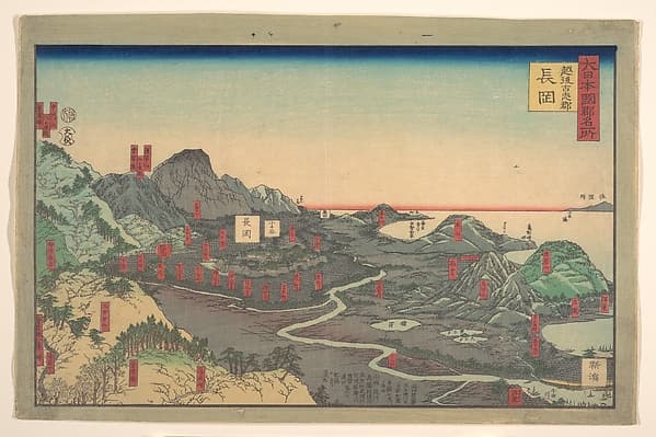 Panoramic Landscape, by Utagawa (Gountei) Sadahide