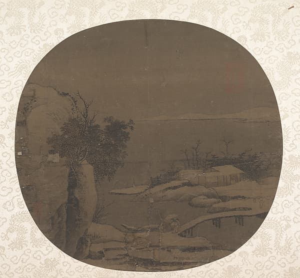 Bridge in Snow, by Unidentified artist