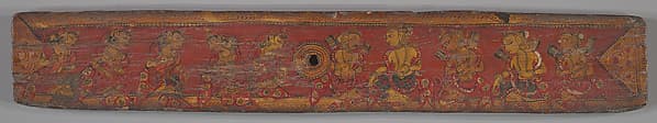 One of a Pair of Jain Manuscript Covers (Patli)