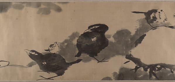 Birds in a lotus pond, by Bada Shanren (Zhu Da)