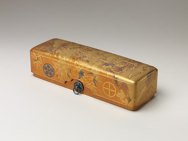 Box with Design of Pine, Bamboo, and Cherry Blossom
