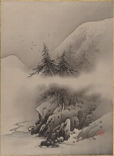 Snow Landscape, by Hashimoto Gahō