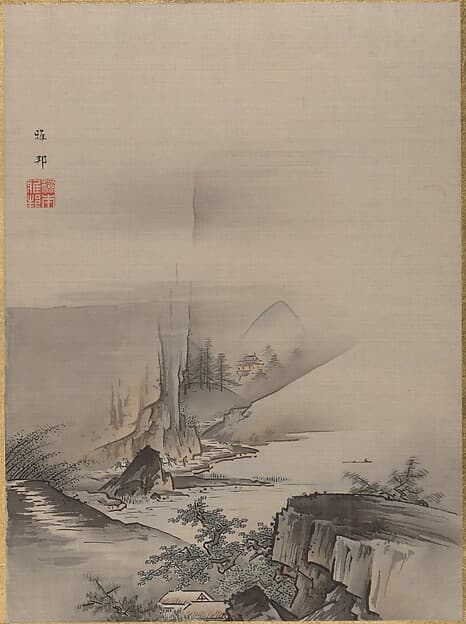 Rapids and Fall of a River, by Hashimoto Gahō