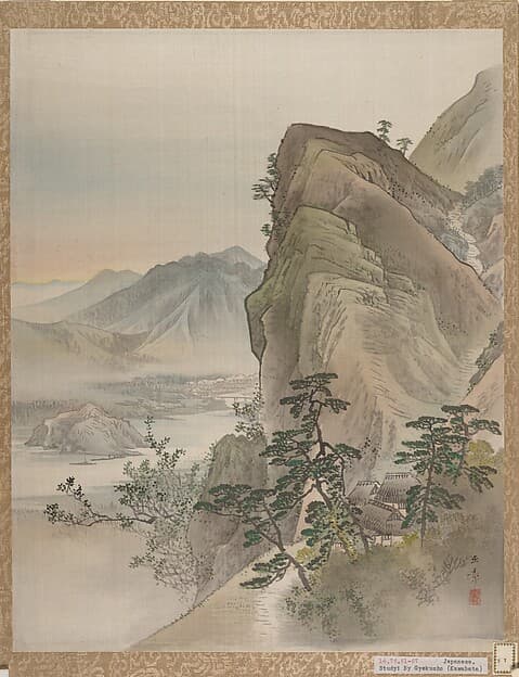 Landscape, by Kawabata Gyokushō