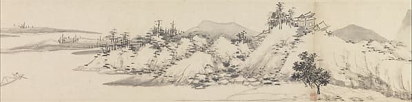 Autumn Colors among Streams and Mountains, by Shen Zhou
