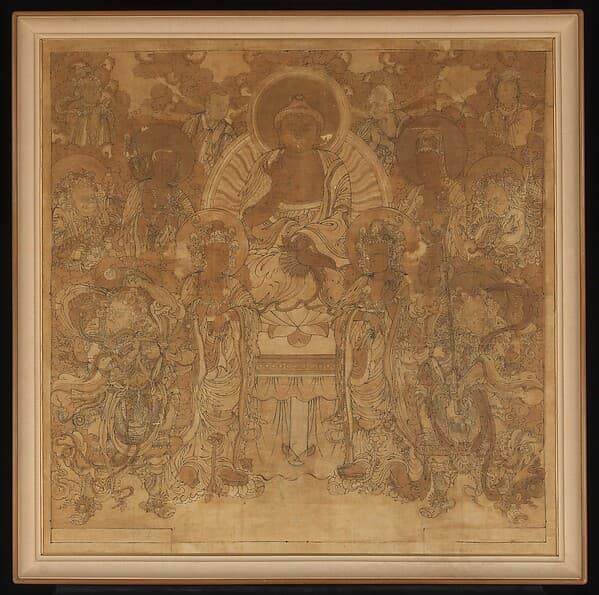 Amitabha Buddha’s assembly in the Western Paradise, by Unidentified artist