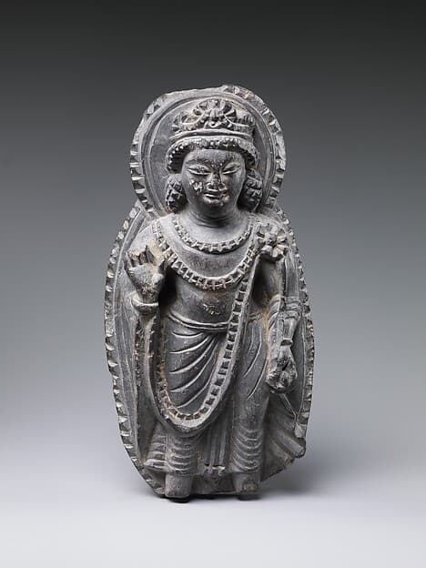 Bodhisattva with Radiate Halo and Mandorla