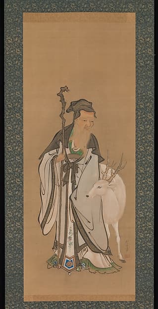 Jurōjin, by Kano Tanshin (Moromichi)
