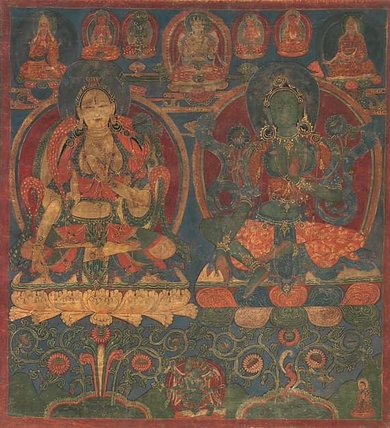 White Tara and Green Tara