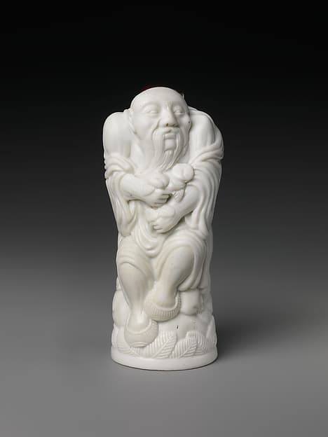 Snuff Bottle Depicting the God of Longevity
