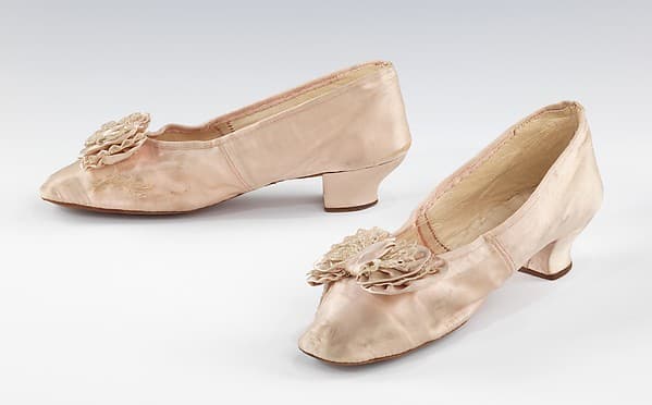 Evening slippers, by Hing Sheng Boot and Shoe Maker