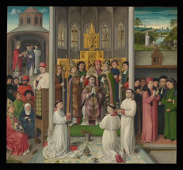 Scenes from the Life of Saint Augustine of Hippo, by Master of Saint Augustine