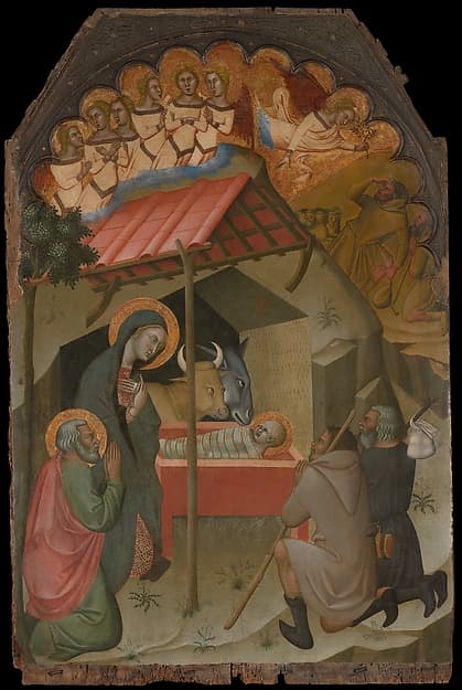 The Adoration of the Shepherds, by Bartolo di Fredi