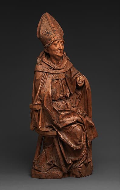 Seated Bishop, by Tilman Riemenschneider