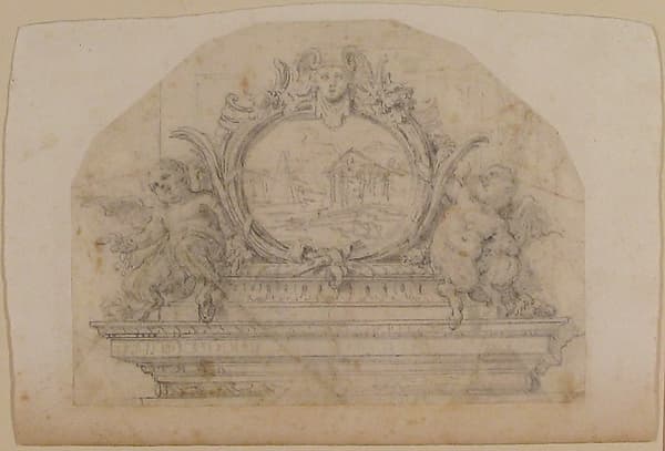 Ornamental Design, by Anonymous, French, 18th century