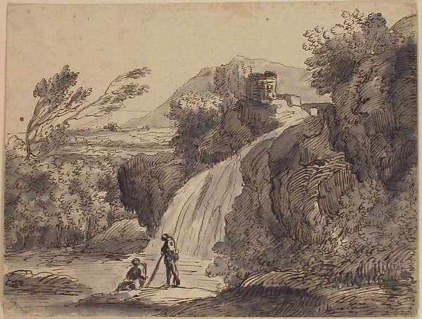 A Harbor, by Anonymous, French, 17th century