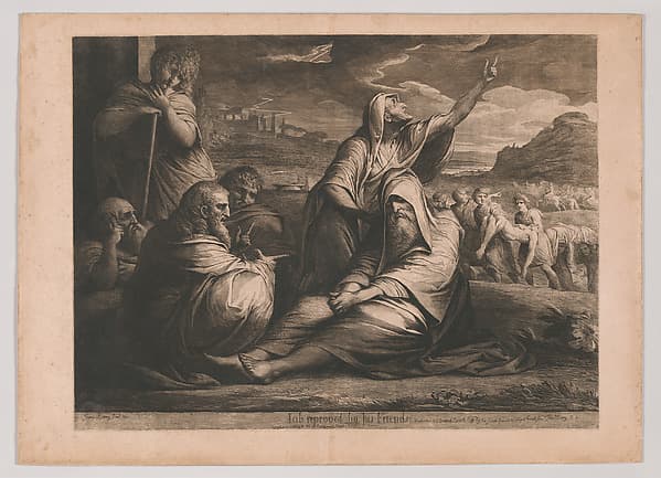 Job Reproved by His Friends, by James Barry