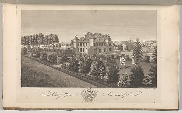 North Cray Place, in the County of Kent, from Edward Hasted's "The History and Topographical Survey of the County of Kent", vols. 1-3, by John Bayly