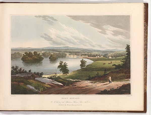 Fort Edward (No. 10 of The Hudson River Portfolio), by John Hill