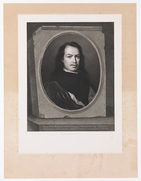 Murillo, after a self portrait by the artist, by Auguste Blanchard fils aîné