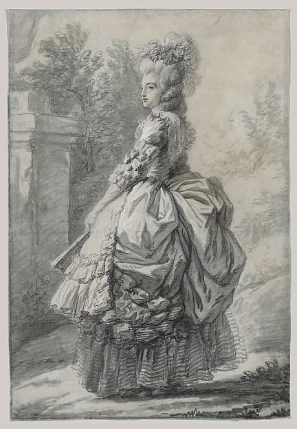 Marie Antoinette in a Park, by Elisabeth Louise Vigée Le Brun