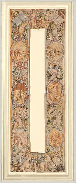 Border Designs for the Mortlake "Acts of the Apostles" Tapestries, by Franz Cleyn